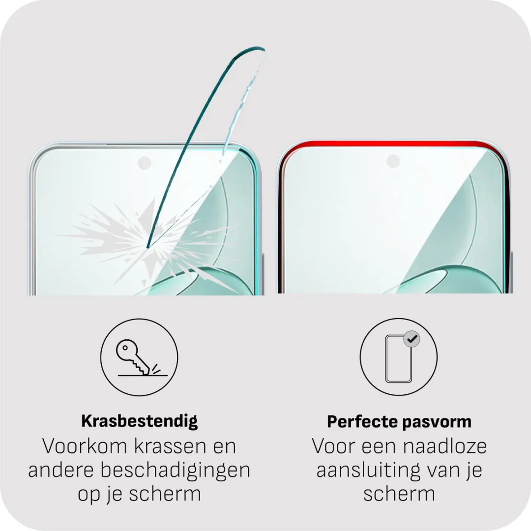 Just in Case Screenprotector Oppo A6 Pro - Gehard Glas