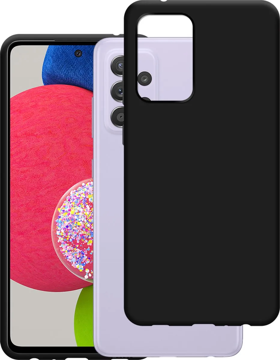 Just in Case Hoesje met Koord Samsung Galaxy A52/A52s - Zwart