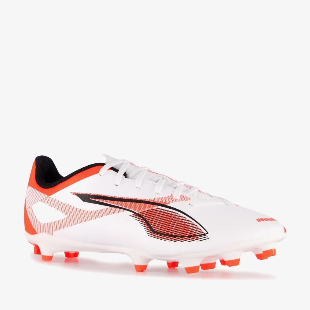 PUMA Ultra 5 Play Voetbalschoenen FG/AG - 45 - Wit/Rood/Zwart