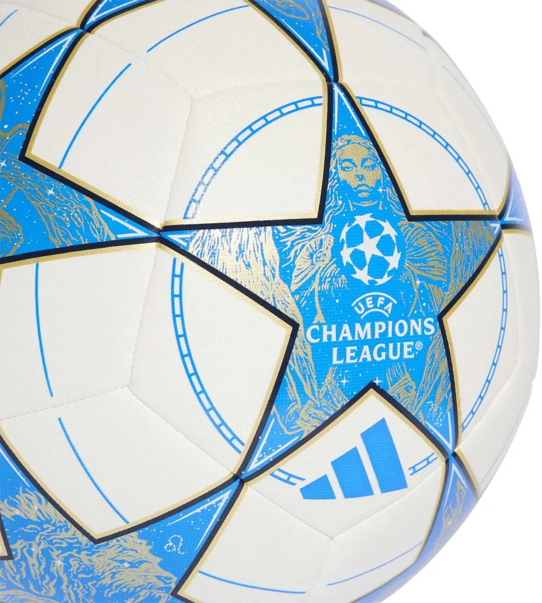 Adidas Voetbal Champions League Maat 5 - Wit/Blauw