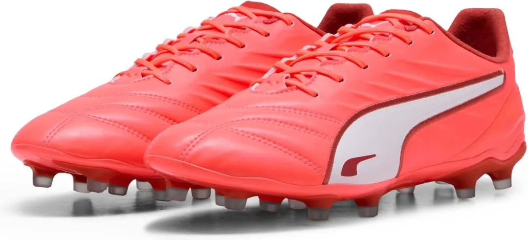 PUMA King Pro FG Voetbalschoenen 45 - Rood