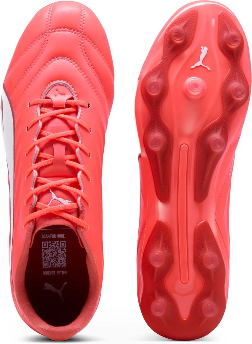 PUMA King Pro FG Voetbalschoenen 45 - Rood