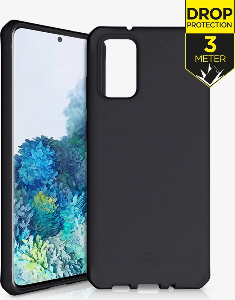 Itskins Spectrum SG11-SPEPR-PBLK Cover - Samsung Galaxy S20+ - Zwart