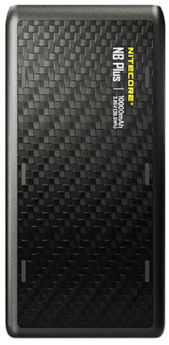 Nitecore NB Plus Powerbank 10000mAh - 22.5W - Zwart