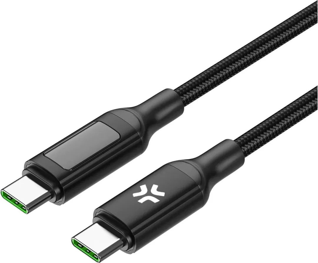 Celly USB-C naar USB-C Kabel 100W LED