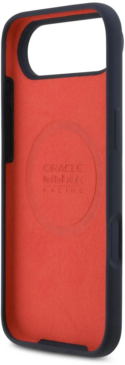 Red Bull Racing Silicone Hoesje iPhone Air - MagSafe - Vertical Logo Donkerblauw