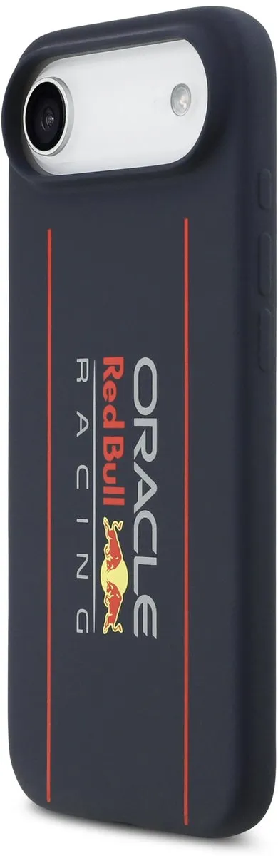 Red Bull Racing Silicone Hoesje iPhone Air - MagSafe - Vertical Logo Donkerblauw
