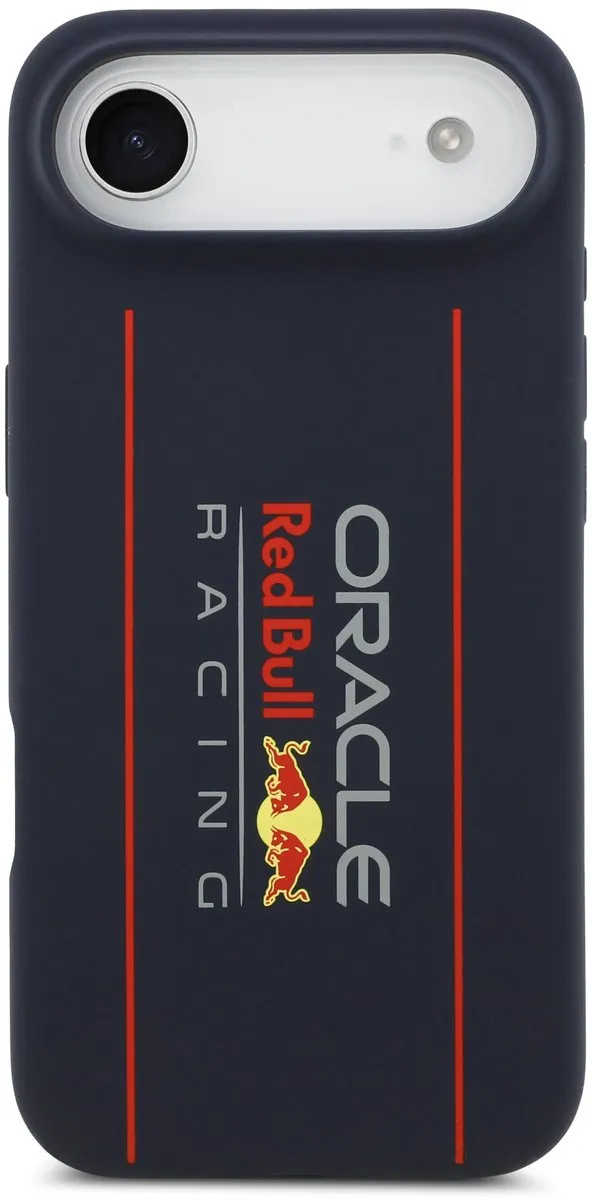 Red Bull Racing Silicone Hoesje iPhone Air - MagSafe - Vertical Logo Donkerblauw