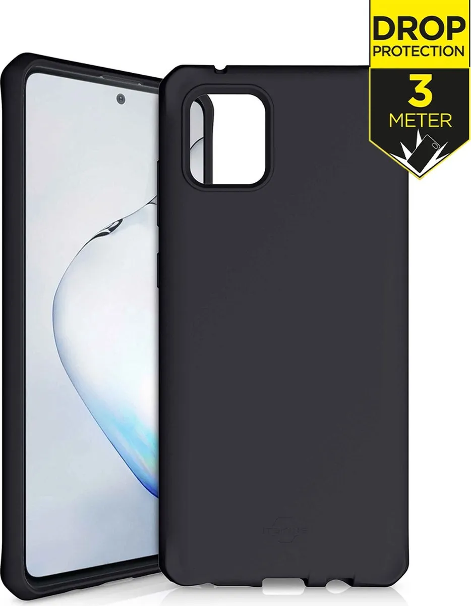 Itskins SpectrumSolid SGNL-SPEPR-PBLK Hoesje - Samsung Galaxy Note 10 Lite - Zwart