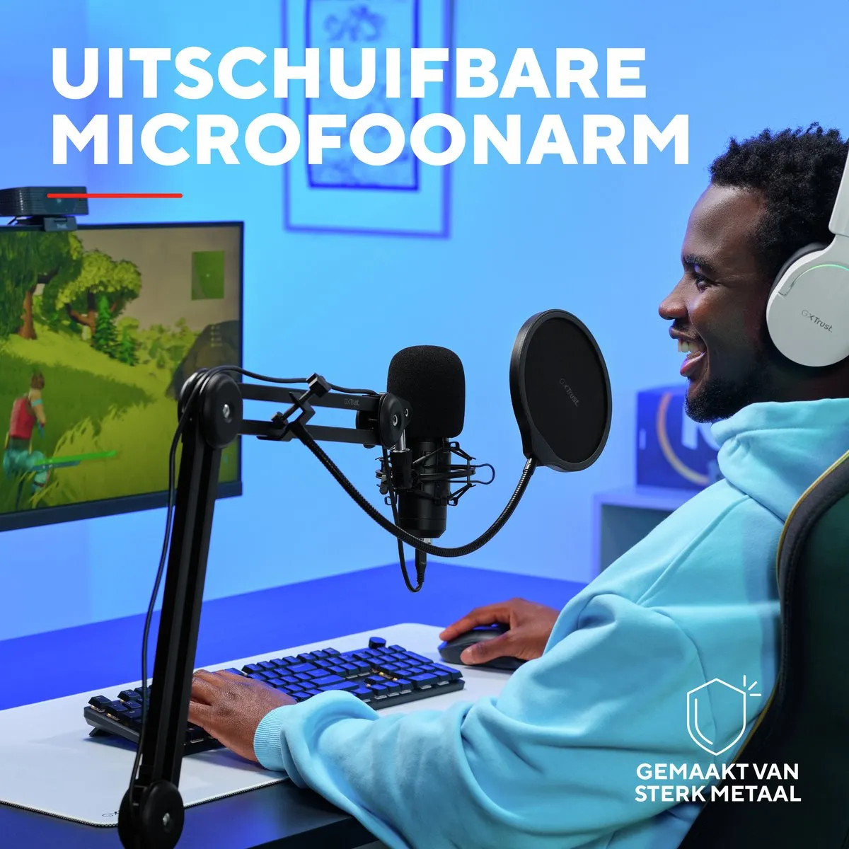 Trust GXT 270 Emita II+ Streamingmicrofoon - Zwart