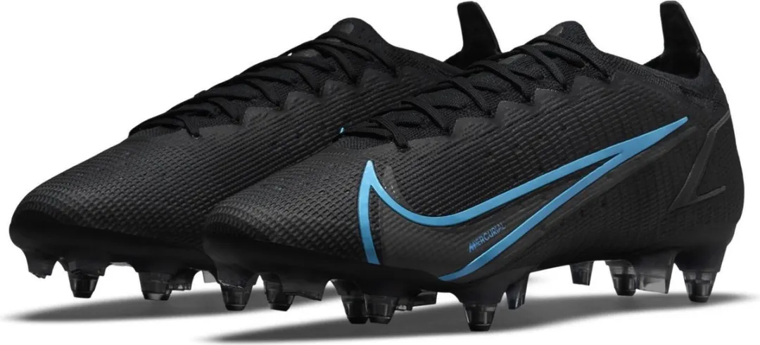 Nike Mercurial Vapor Elite SG-PRO Voetbalschoenen 41 - Zwart/Blauw