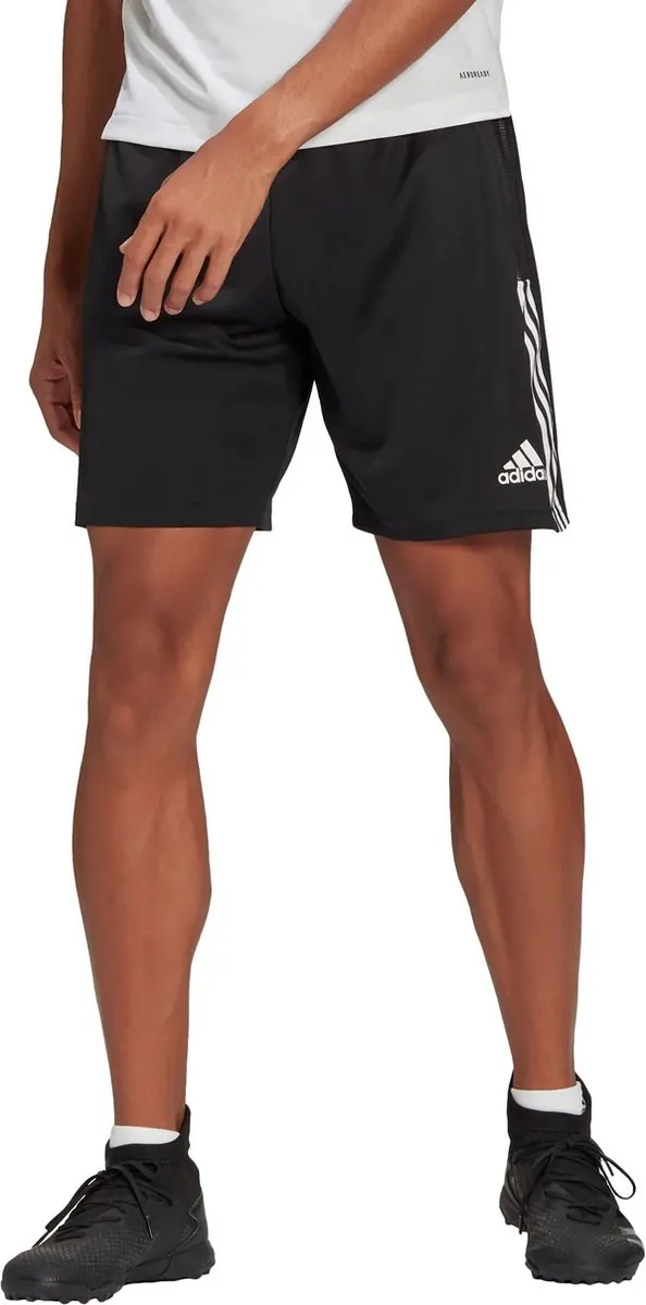 adidas Tiro 21 Short GN2157 - Maat S - Zwart/Wit