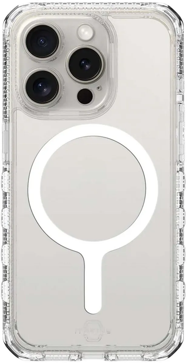 ITSKINS Supreme R Hoesje iPhone 15 Pro - Transparant