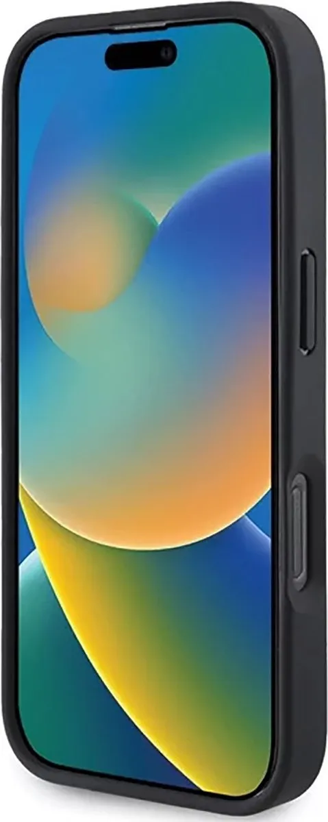 Mercedes-Benz Backcase Hoesje iPhone 16 - Effen Zwart - afbeelding 4 van 6