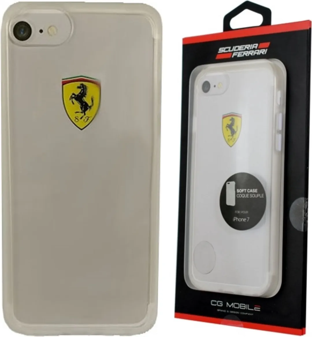 Ferrari Transparant iPhone Hoesje