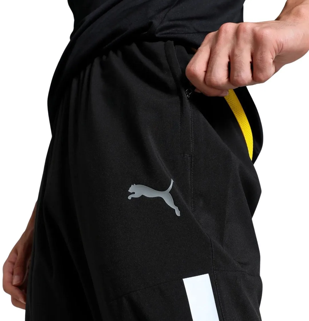 PUMA TeamLIGA Trainingsbroek Heren M - Zwart/Wit
