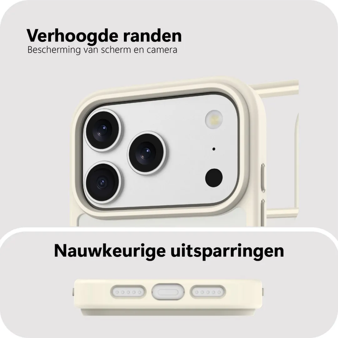 Just in Case iPhone 17 Pro MagSafe Hoesje - MAP2762AE10M - Wit