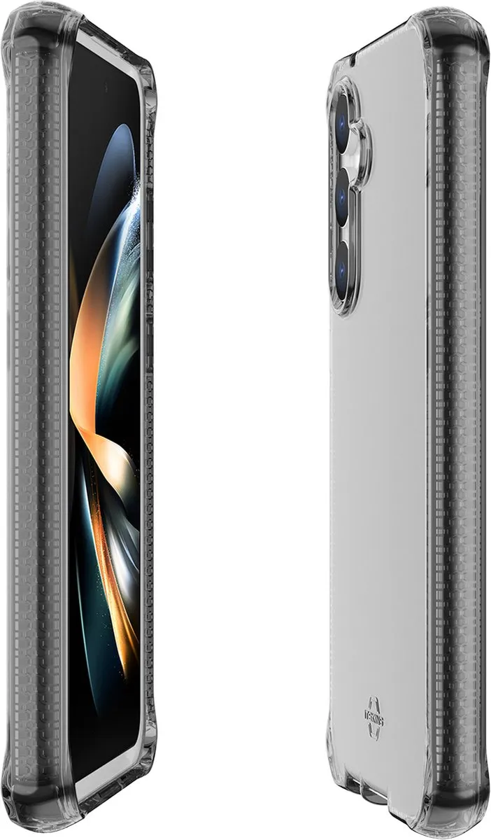 ITSKINS Spectrum R Clear Samsung Galaxy S23 FE Hoesje - Zwart/Transparant