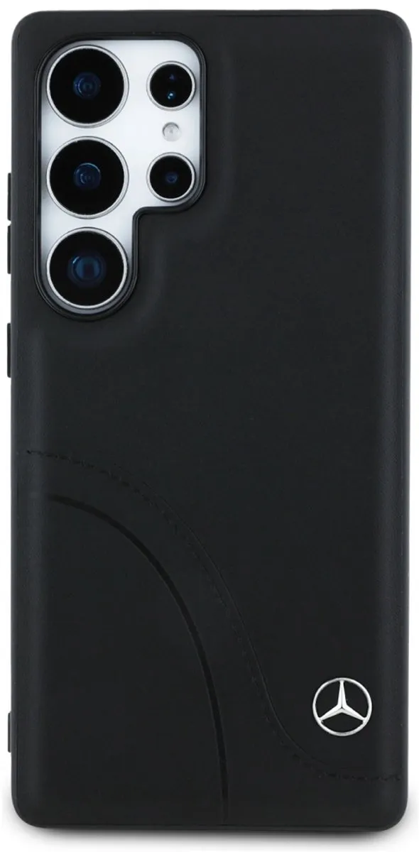 Mercedes Lederen Hoesje Galaxy S25 Ultra - Transparent