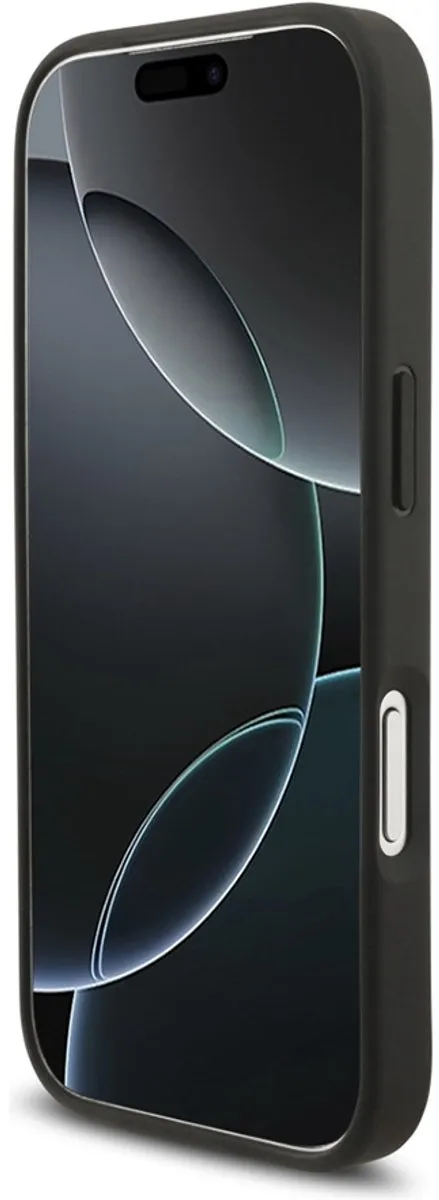 Mercedes-Benz Backcase Hoesje iPhone 17 Pro - Donkergrijs Leer - afbeelding 4 van 6