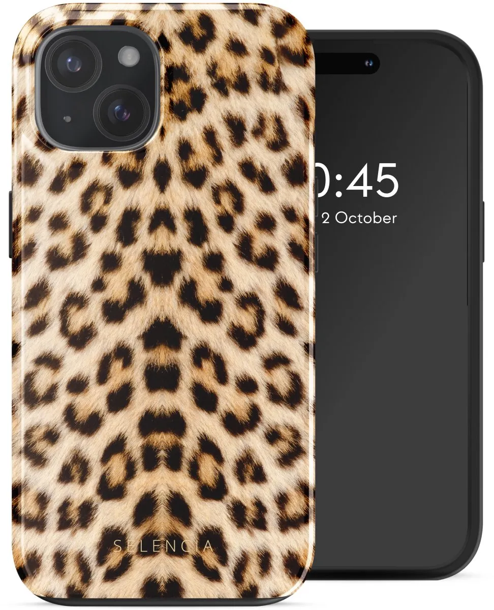 Selencia Hoesje iPhone 15 Wild Leo