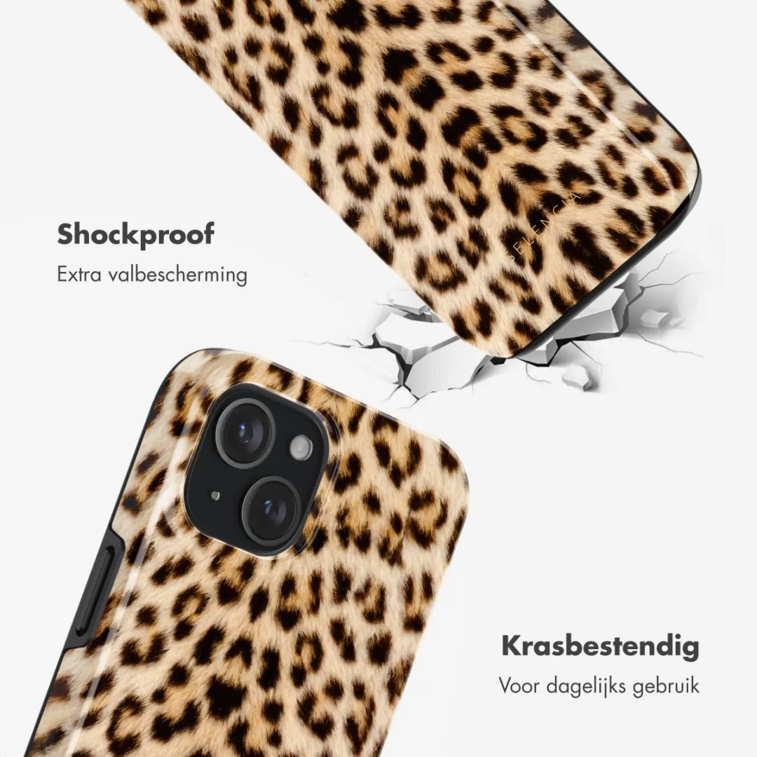 Selencia Hoesje iPhone 15 Wild Leo - MagSafe