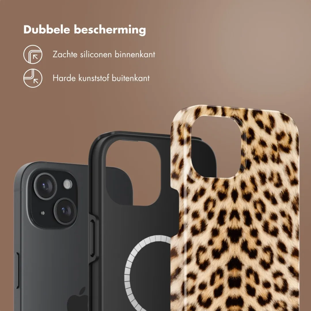Selencia Hoesje iPhone 15 Wild Leo - MagSafe