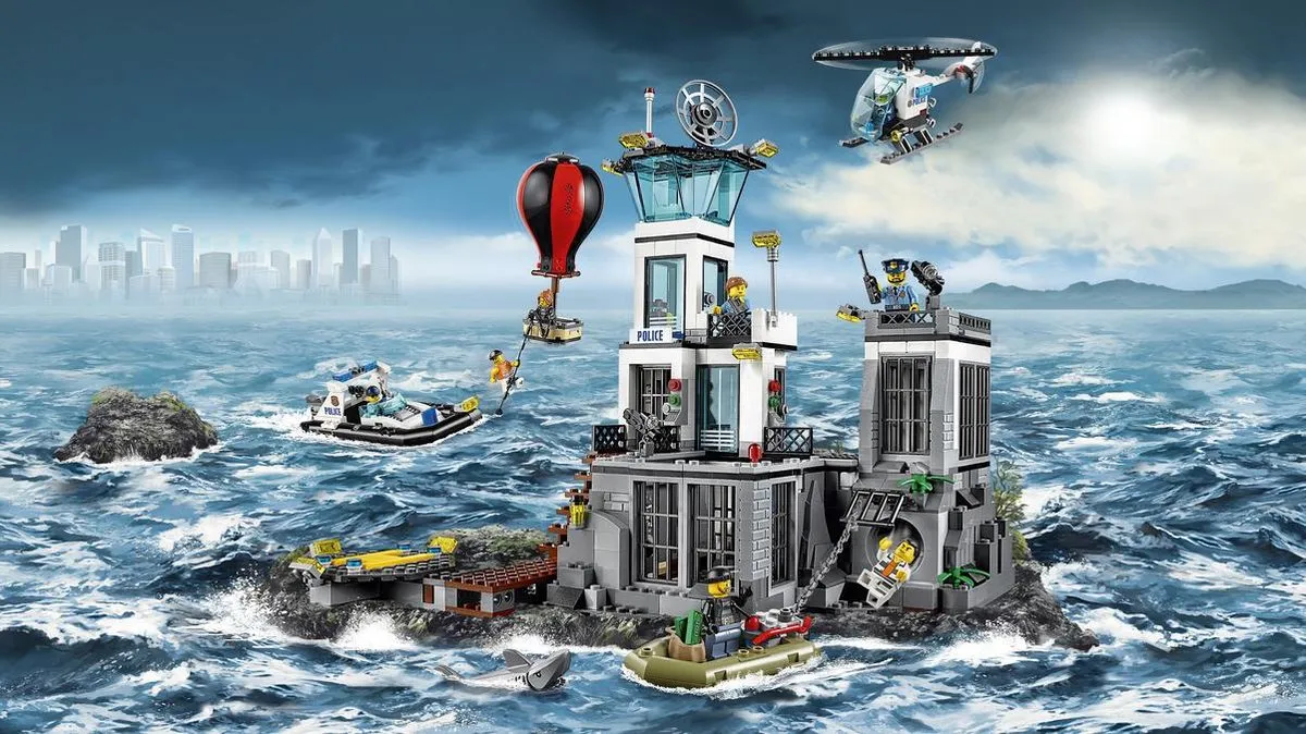 LEGO City Gevangeniseiland 60130 - 754 Stukken - 8 Minifiguren - afbeelding 4 van 6