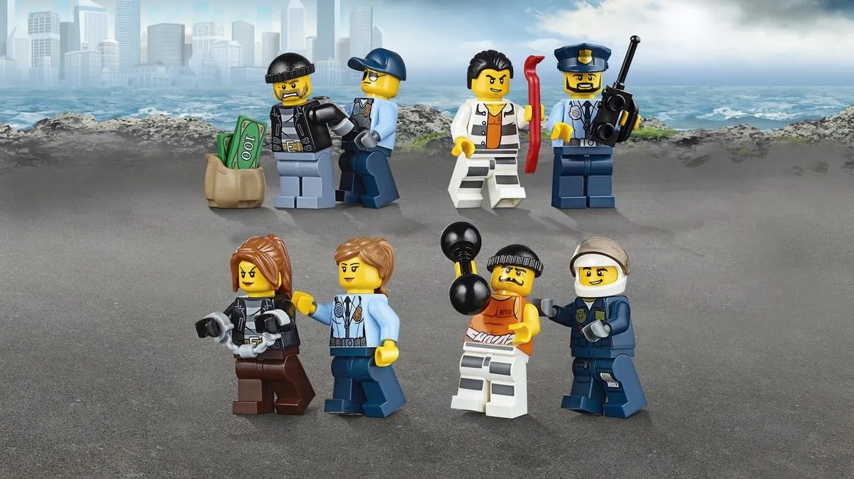 LEGO City Gevangeniseiland 60130 - 754 Stukken - 8 Minifiguren - afbeelding 5 van 6