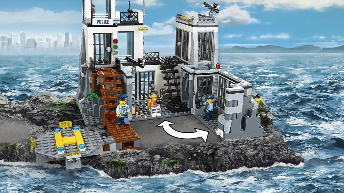 LEGO City Gevangeniseiland 60130 - 754 Stukken - 8 Minifiguren - afbeelding 6 van 6