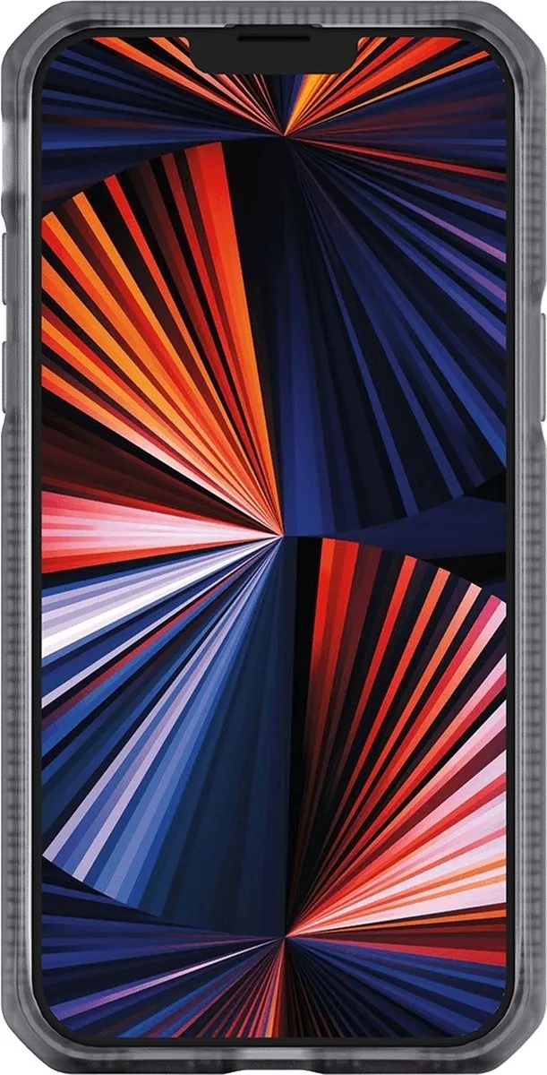 ITSKINS Hybrid Frost iPhone 13 Pro Max Hoesje - AP2M-HYBMK-BKTR - Transparant/Zwart - afbeelding 6 van 6