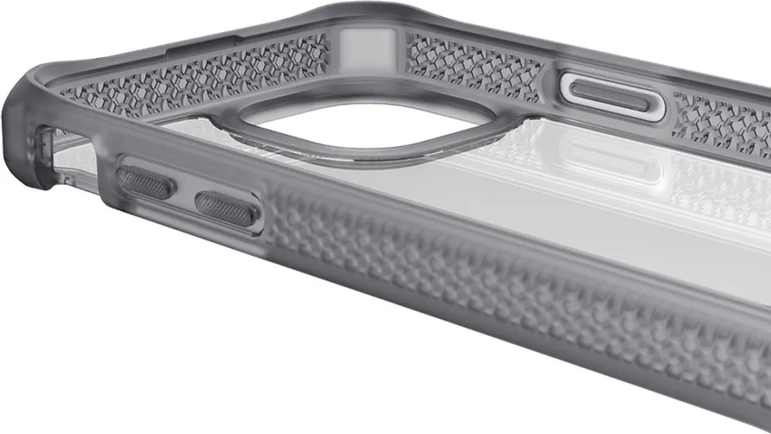ITSKINS Hybrid Frost iPhone 13 Pro Max Hoesje - AP2M-HYBMK-BKTR - Transparant/Zwart