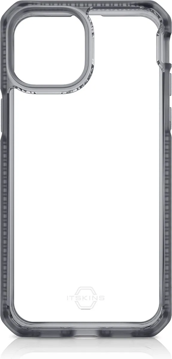 ITSKINS Hybrid Frost iPhone 13 Pro Max Hoesje - AP2M-HYBMK-BKTR - Transparant/Zwart