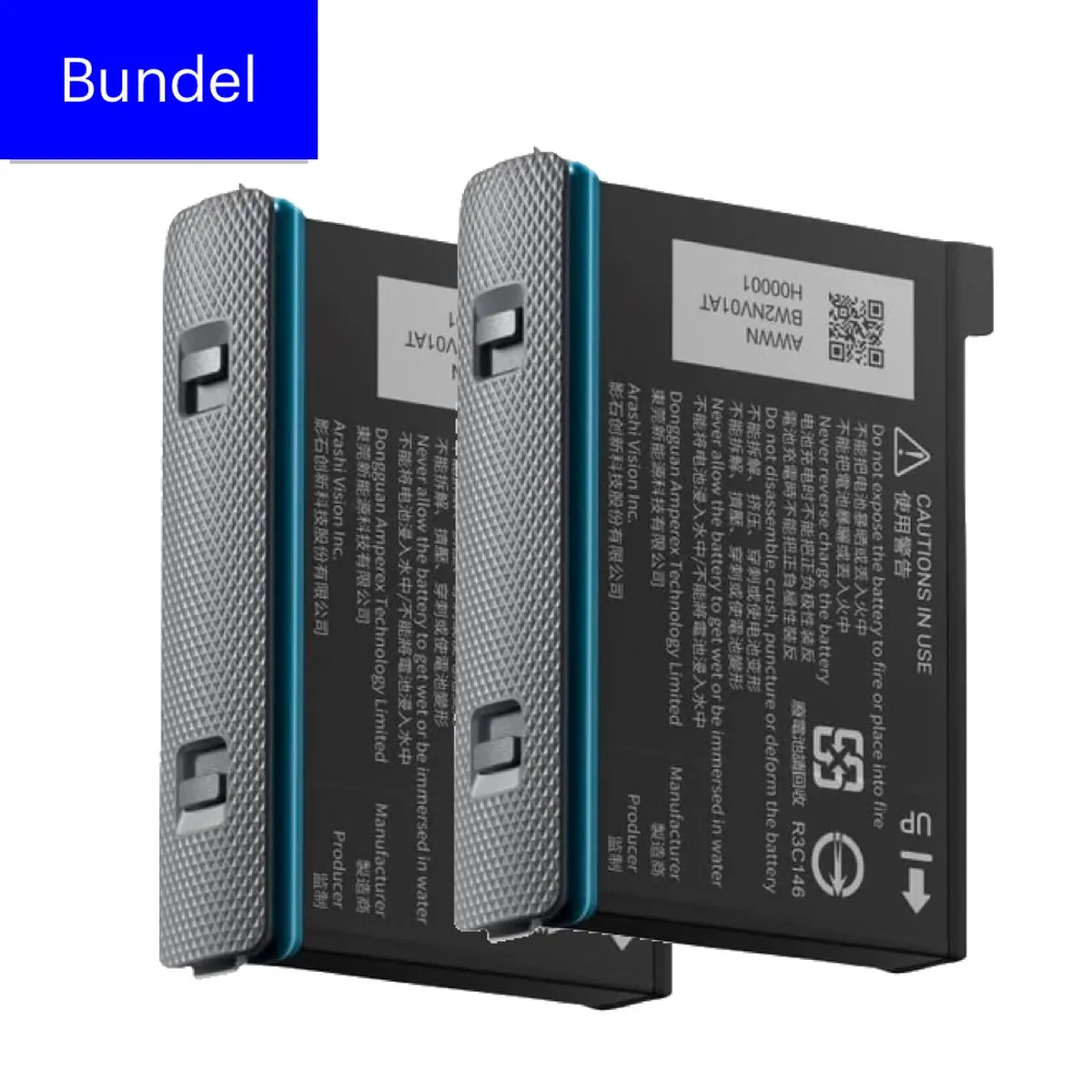Insta360 X3 Batterij - Dual Pack 2x1800mAh