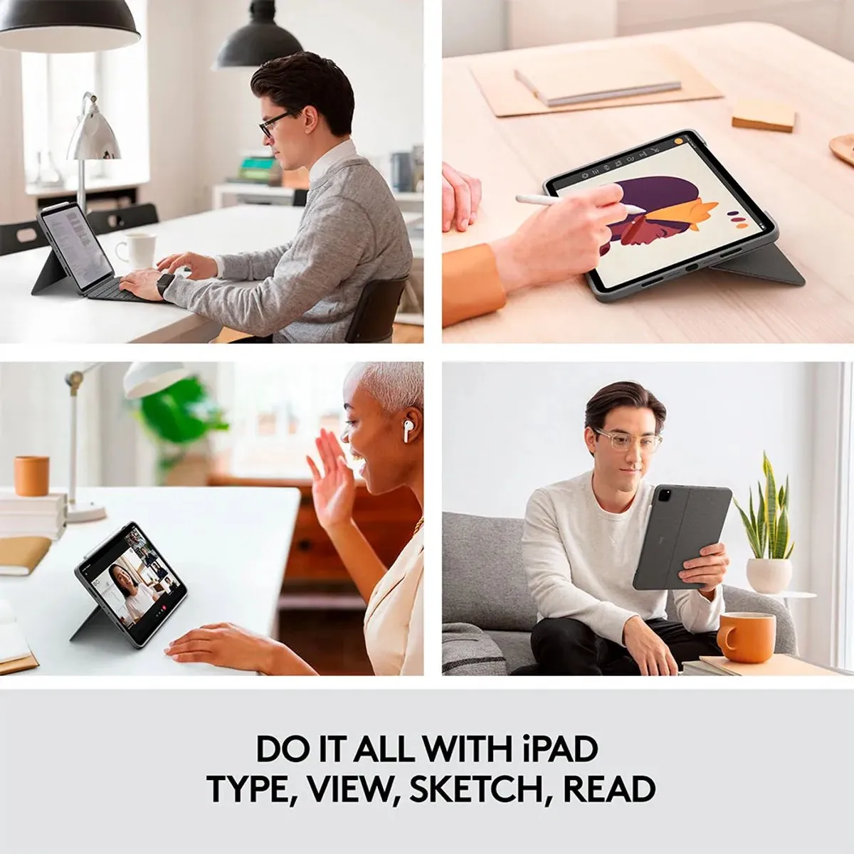 Logitech 920-010147 Toetsenbord iPad Pro 11 - Draadloos - Graphite