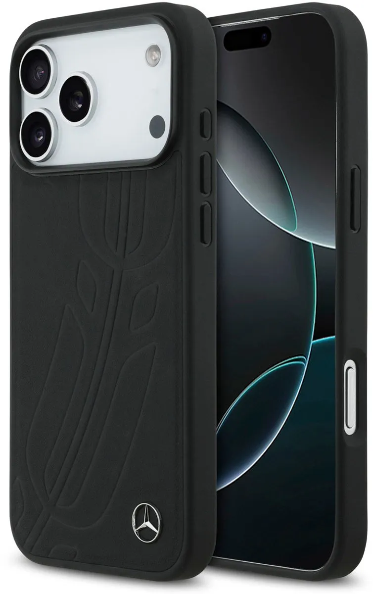 Mercedes-Benz Back Cover iPhone 17 Pro Max - Zwart - MagSafe - 3666339506254