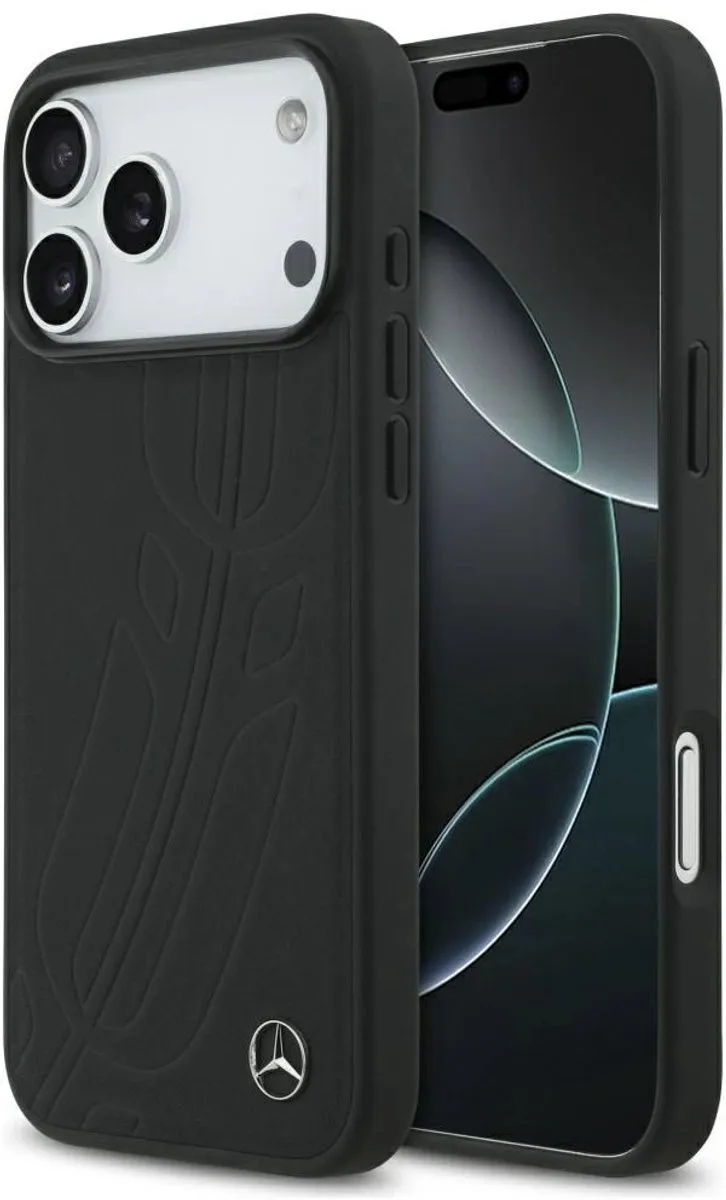 Mercedes-Benz Back Cover iPhone 17 Pro Max - Zwart - MagSafe - 3666339506254