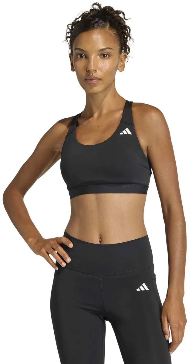 Adidas Optime Essentials Sportbeha Dames - Medium - Zwart