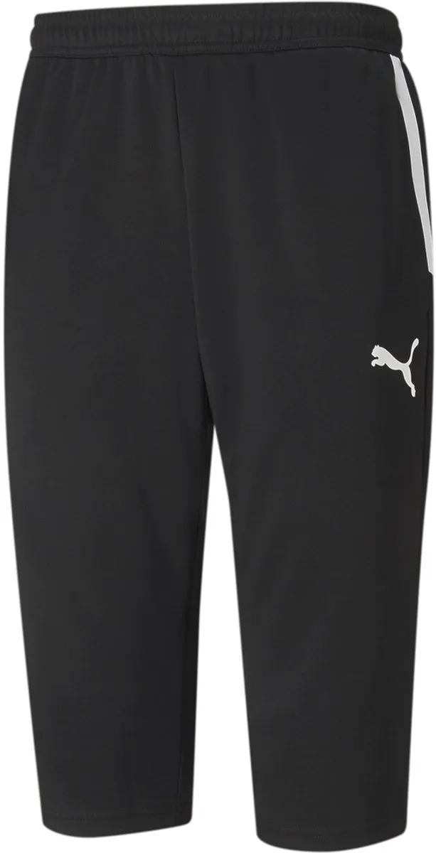 PUMA Teamliga 3/4 Trainingsbroek Heren - S - Zwart