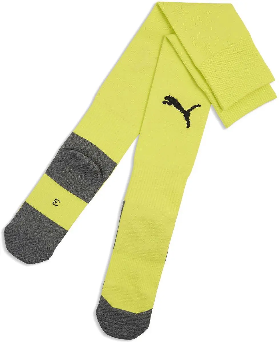 PUMA Teamliga Voetbalkousen Fluogeel - Maat 35-38 - afbeelding 4 van 4