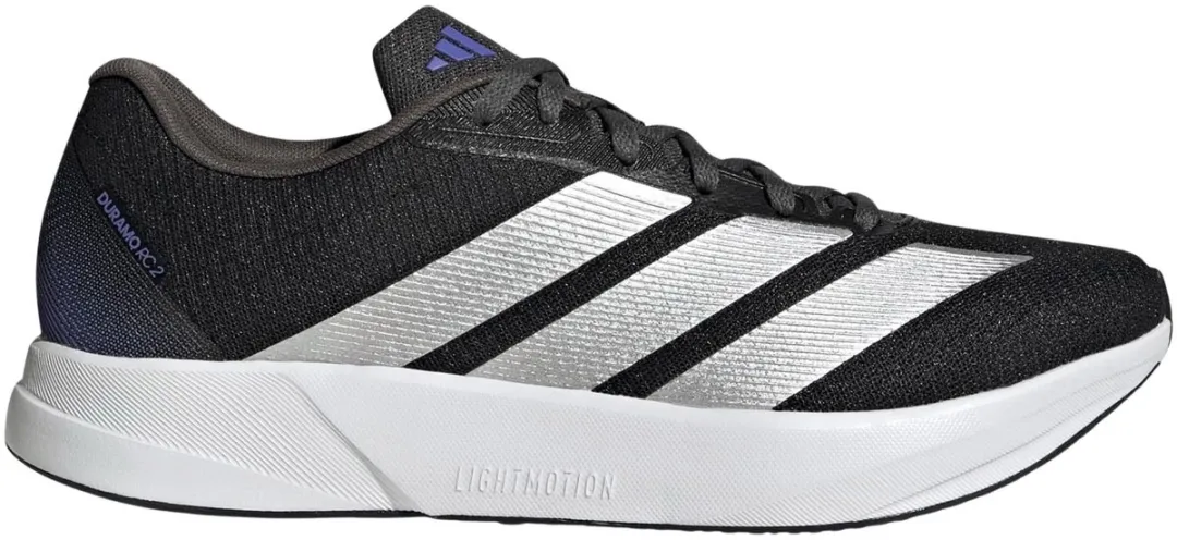 Adidas Duramo RC2 Hardloopschoenen Heren 44 - Zwart/Zilver/Blauw