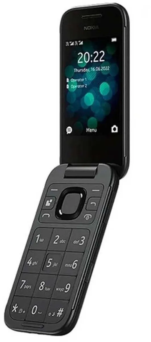 Nokia 2660 Flip 4G Dual Sim - 2.8 inch - Zwart