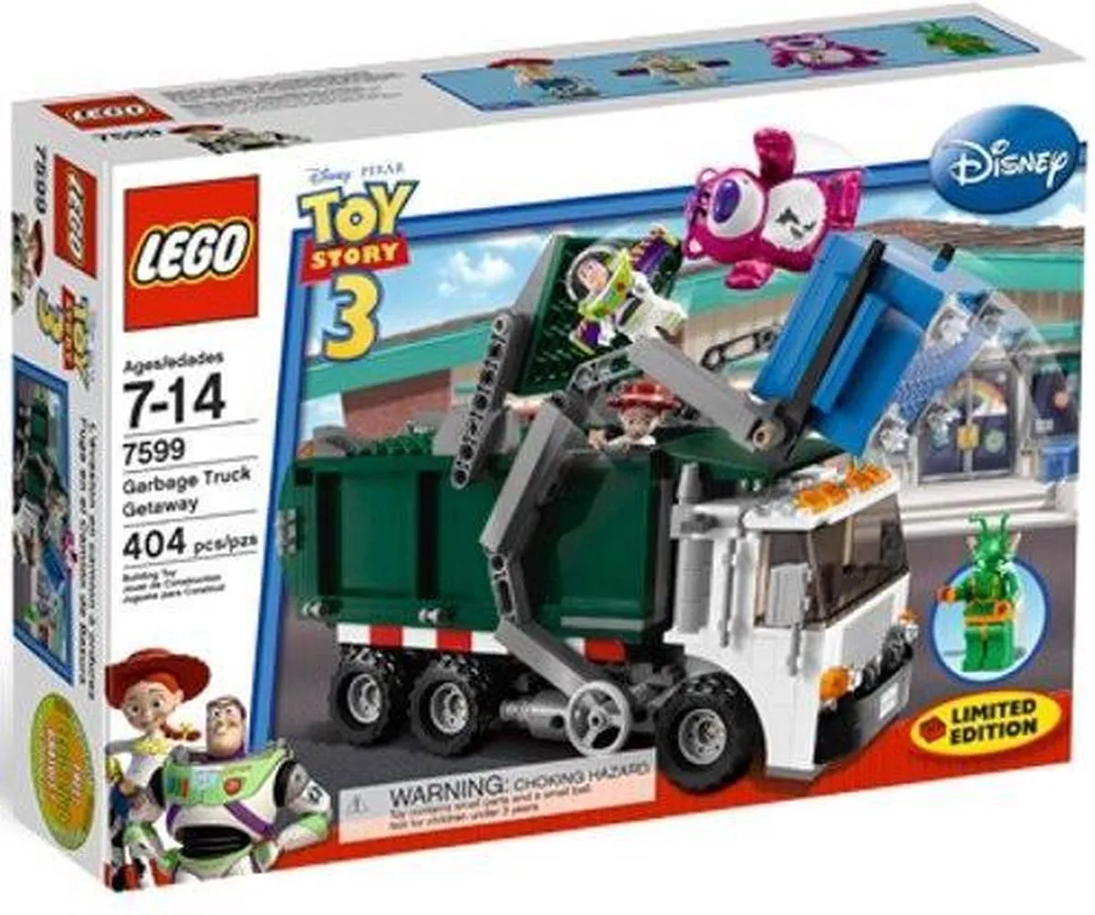 LEGO 7599 Toy Story 3 Vuilniswagen Ontsnapping