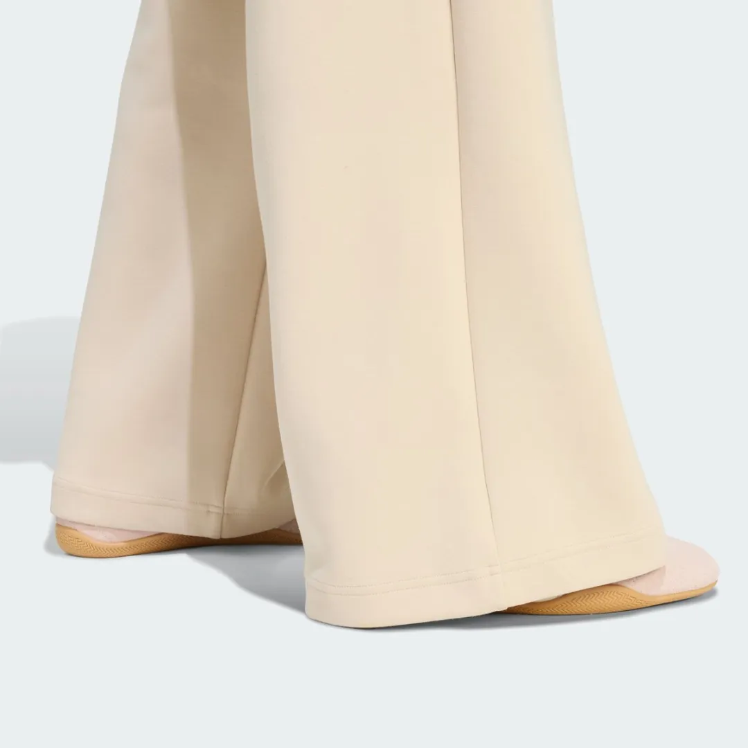 Adidas Soft Lux Straight Leg Trainingsbroek KE6829 - XS - Beige
