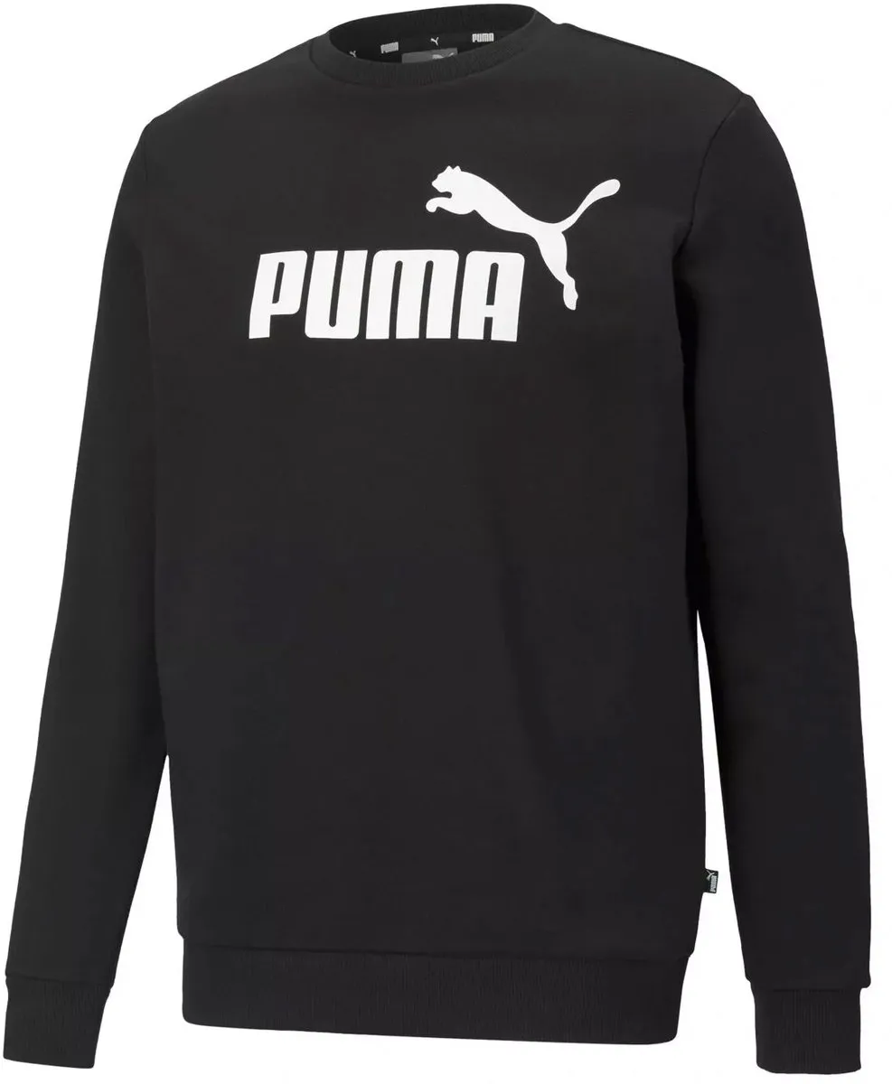 PUMA Essential Big Logo Crew Sweatshirt - Heren - Zwart