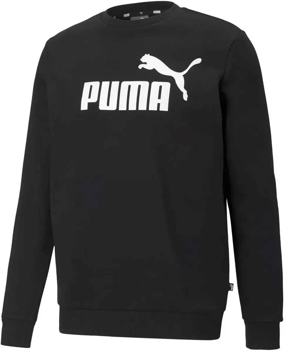 PUMA Essential Big Logo Crew Sweatshirt - Heren - Zwart