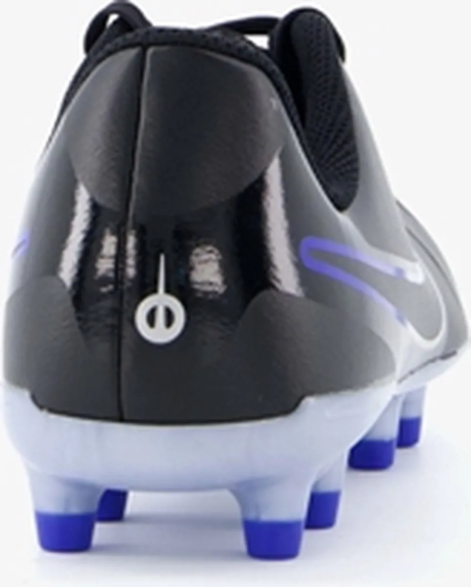Nike Legend 10 Club FG/MG Voetbalschoenen Junior 38.5 - Zwart/Zilver/Blauw