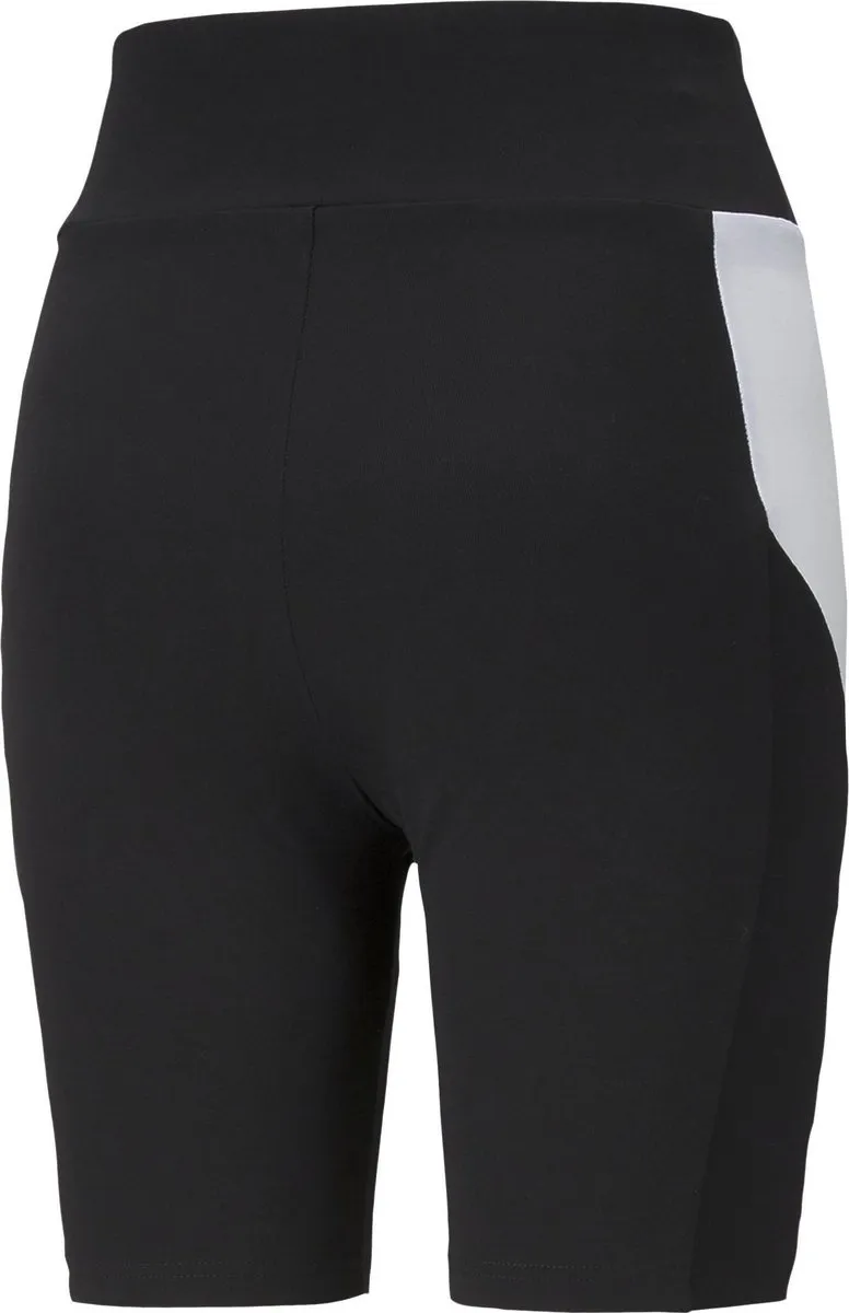 PUMA Rebel Short Sportlegging Dames XS - Zwart/Wit - afbeelding 2 van 2