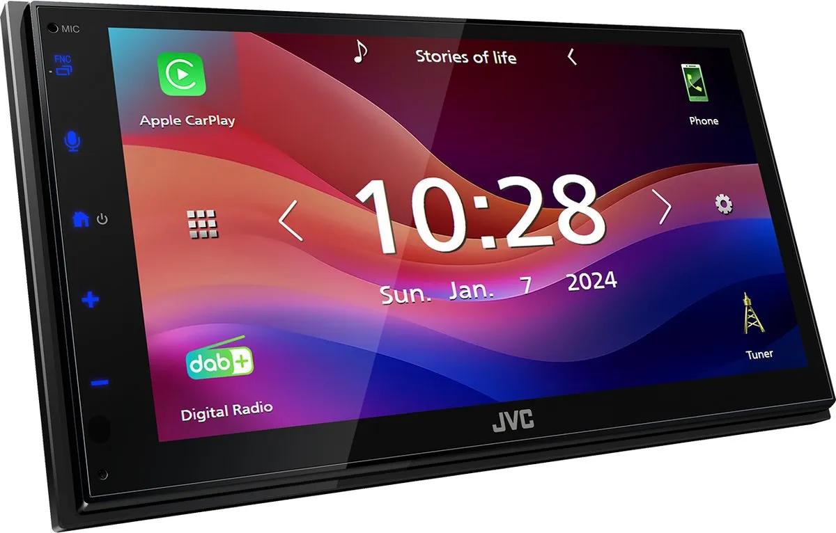 JVC KW-M695DBW 2DIN Multimedia Radio