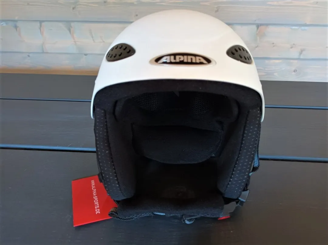 Alpina Skihelm S - 48-51 - Wit - afbeelding 2 van 4